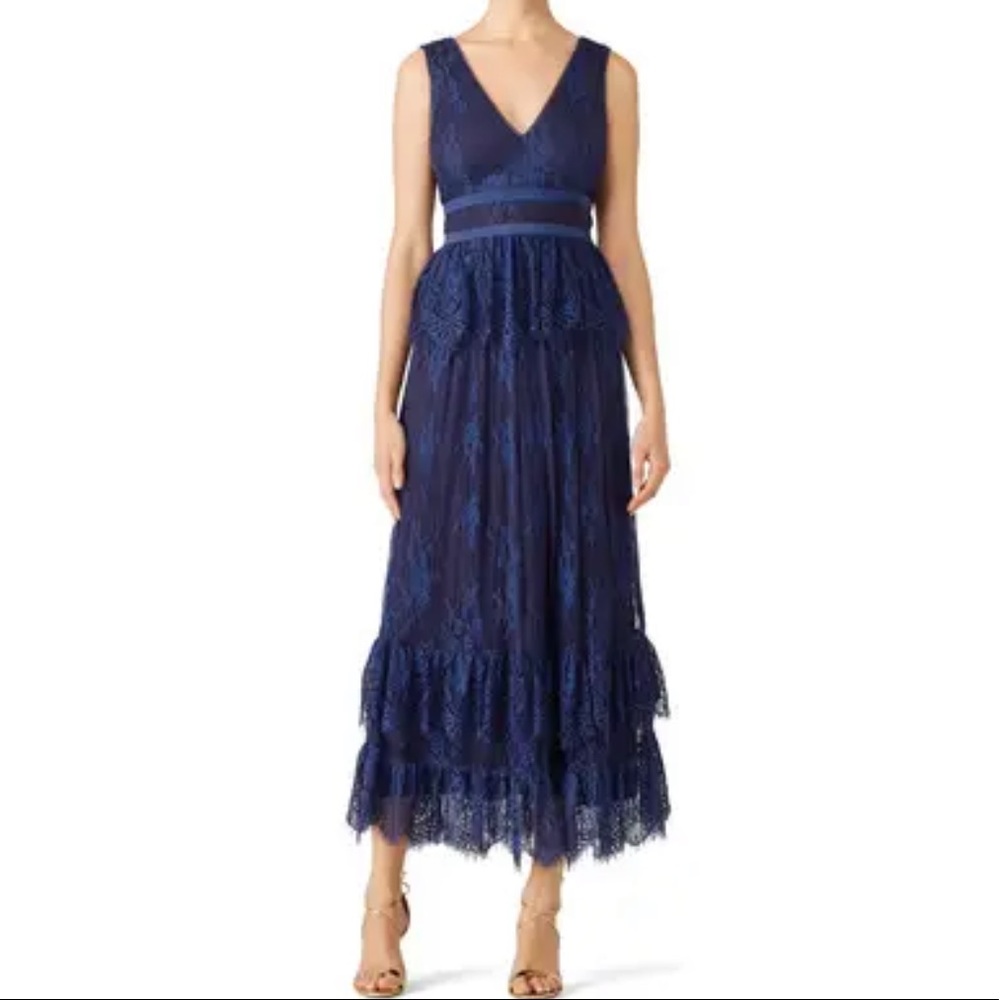Blue Parker Black Veronica Dress Gown